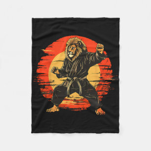 Manta Polar Arte de kickboxing León Taekwondo Mma Judo Marcial