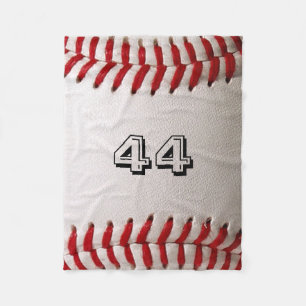 Manta Polar Arte de número de béisbol personalizado – Foto dep