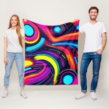 Arte de paisaje onírico de neón