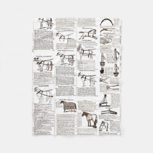 Manta Polar Arte de periódicos de publicidad de antigüedades d