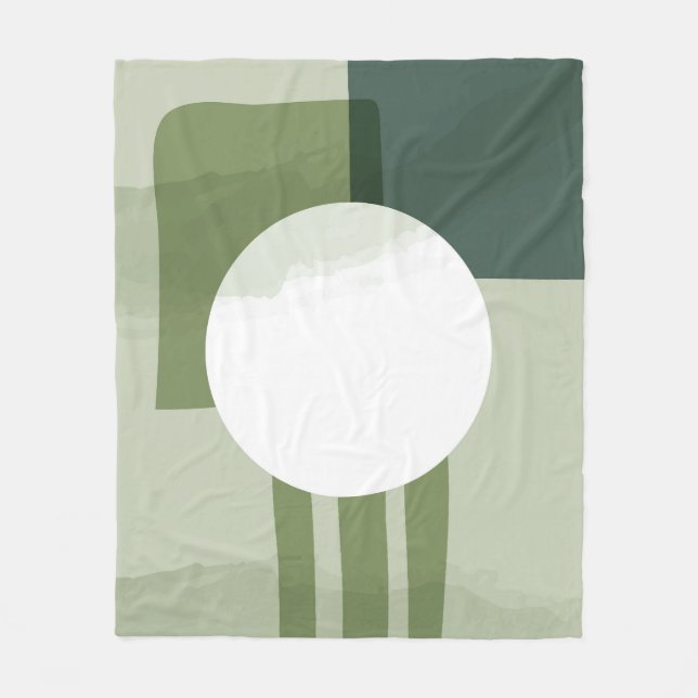 Manta Polar Arte de pintar un círculo (Anverso)