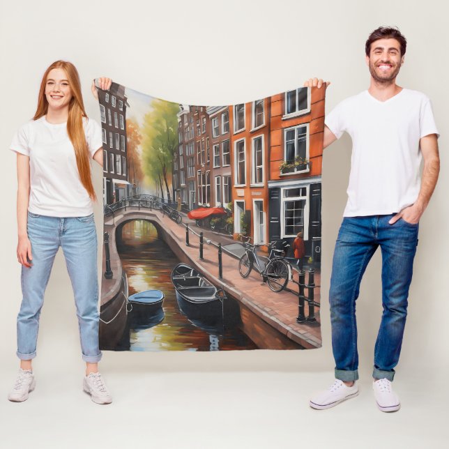 Manta Polar Arte de pintura al óleo de Ámsterdam (In situ)