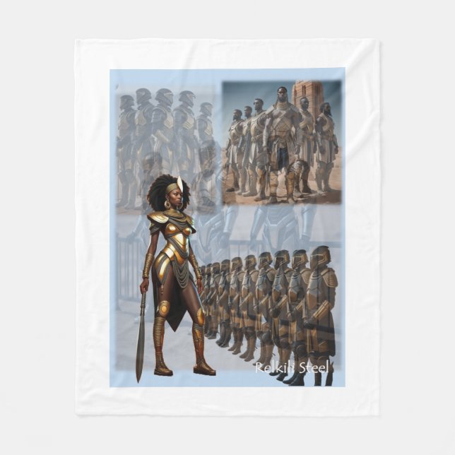 Manta Polar Arte de Portada de Relkili Steel  (Anverso)