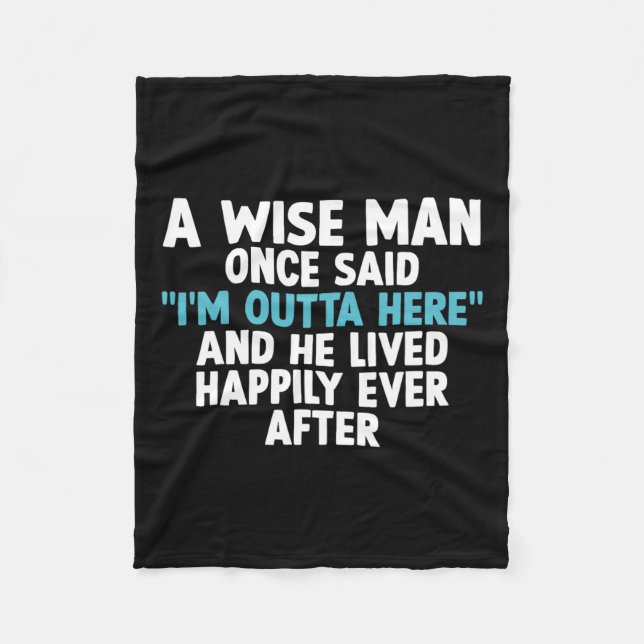 Manta Polar Arte de retiro de Guay para hombres padre jubilado (Anverso)