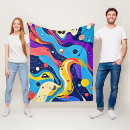 Manta Polar Arte de ritmo cósmico