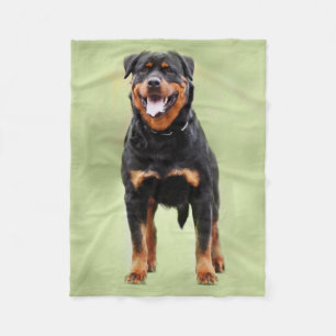 Manta Polar Arte de Rottweiler - de Metzgerhund Digital