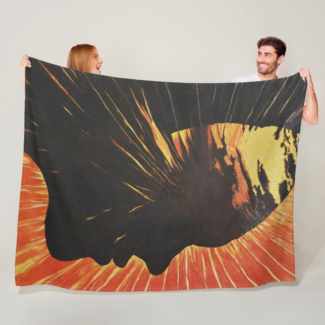 Manta Polar Arte de Sunrise metafísico | Cara y amanecer (In situ)