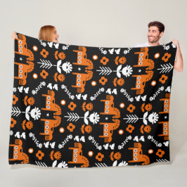 Manta Polar Arte folclórico escandinavo de caballos