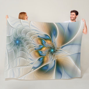 Manta Polar Arte fractal de fantasía abstracta y elevada con a