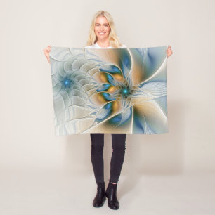 Manta Polar Arte fractal de fantasía abstracta y elevada con a