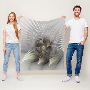 Manta Polar Arte fractal de forma 3D abstracta moderna