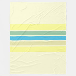 Manta Polar arte moderno de rayas