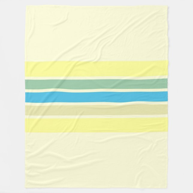 Manta Polar arte moderno de rayas (Anverso)