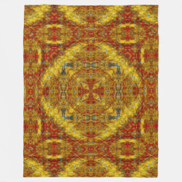 Manta Polar Arte nativo de la mandala de la arena del alcohol