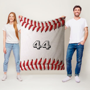 Manta Polar Arte personalizado de números de béisbol – Foto de