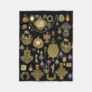 Manta Polar Arte victoriano antiguo, neouveau y deco Jewelry