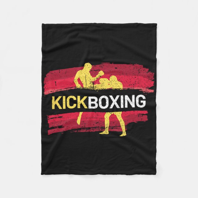 Manta Polar Artes Marciales de Kickboxing (Anverso)