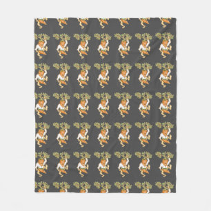 Manta Polar Artes marciales de zanahoria de Karate