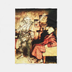 Manta Polar Arthur Rackham - A Navidades Carol - Scrooge