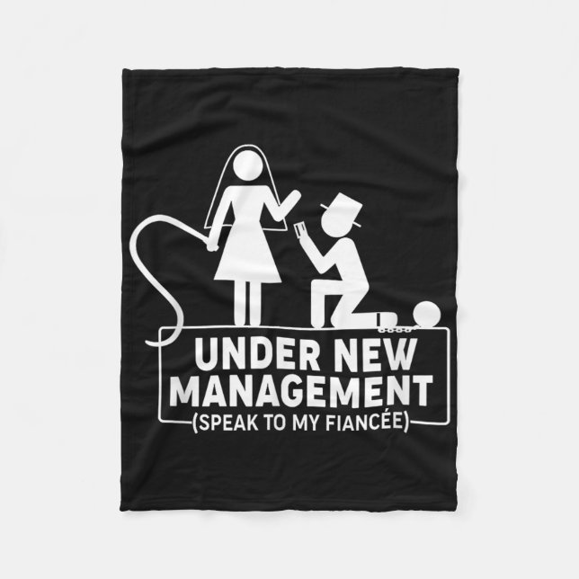 Manta Polar Artículos de despedida de soltero bajo nueva admin (Anverso)