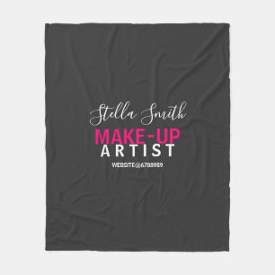 Manta Polar Artista de maquillaje personalizado estándar