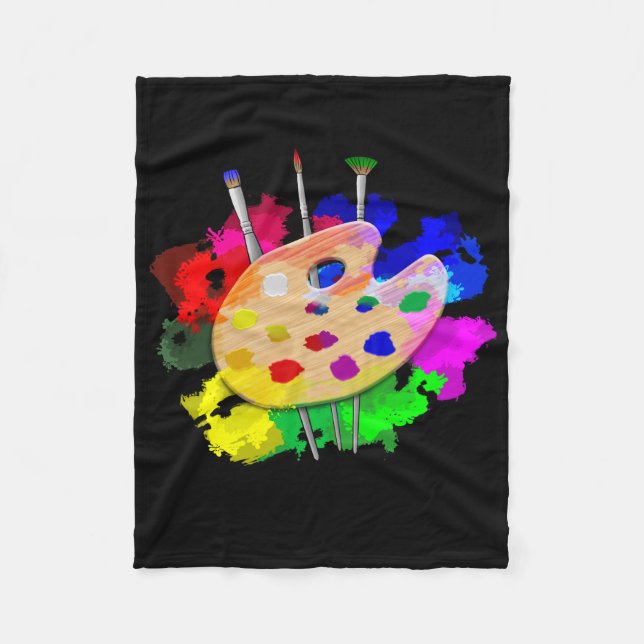 Manta Polar Artista de paletas artísticas (Anverso)