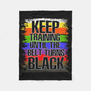 Manta Polar Artista Marcial Cinturón Negro - Tae Kwon Do - Kar