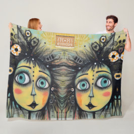 Manta Polar ArtLady 12 Encantadora y angustiada