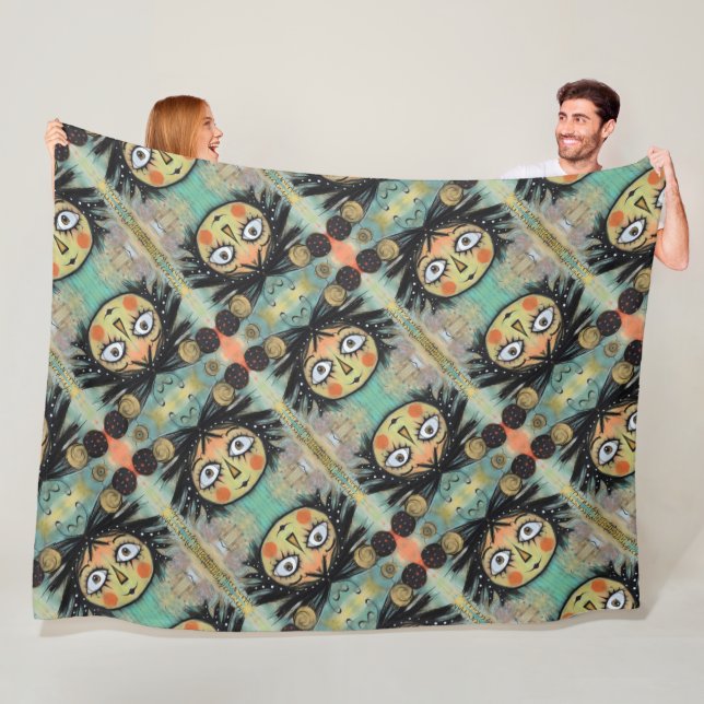 Manta Polar ArtLady 14 Encantadora y angustiada (In situ)