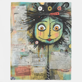 Manta Polar ArtLady 16 Encantadora y angustiada