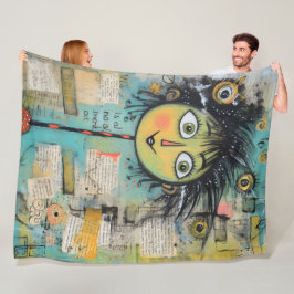 Manta Polar ArtLady 17 Encantadora y angustiada