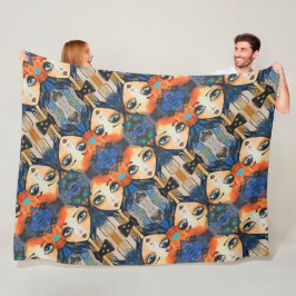 Manta Polar ArtLady 31 Encantadora y angustiada