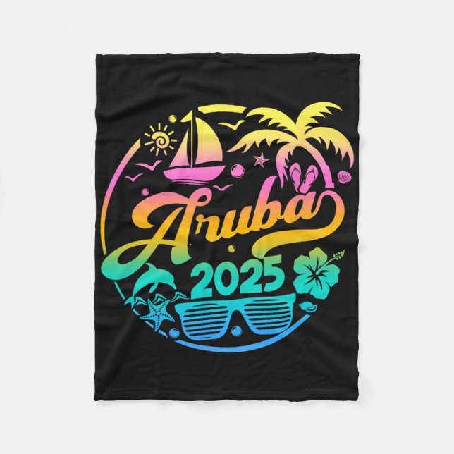 Manta Polar Aruba 2025 Family Vacation Beach Matching Group (Anverso)