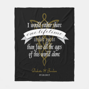 Manta Polar Arwen "Una vida contigo" Cita Con Cartel