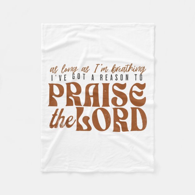 Manta Polar As Long As Im Breathing I've Got A Reason To Prais (Anverso)