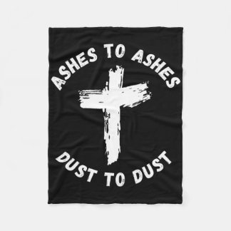 Manta Polar Ashes To Ashes Dust To Dust Cross Bible Verse Ash
