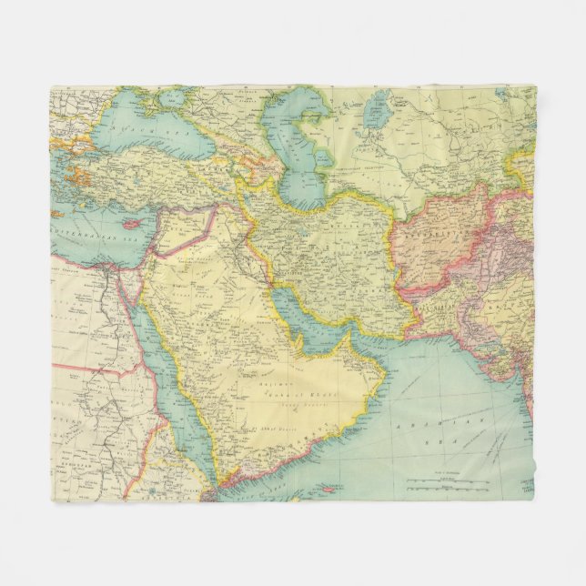 Manta Polar Asia al sudoeste (Frente (Horizontal))