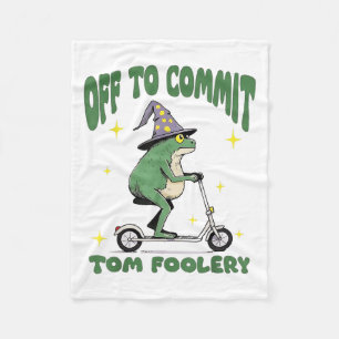 Manta Polar Asistente De Escarcha Extraña Para Cometer A Tom F