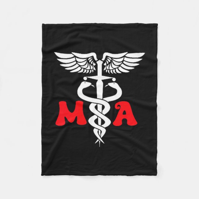 Manta Polar Asistente médico ma cma enfermería asistente de do (Anverso)