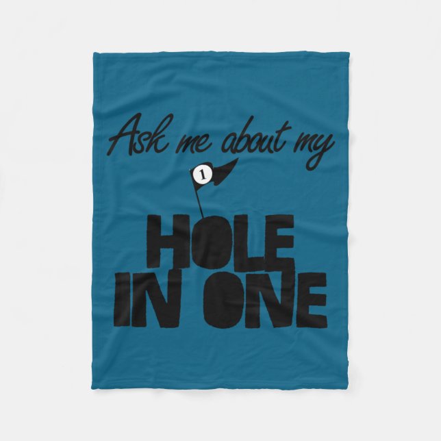 Manta Polar Ask Me About My Hole In One Funny Golf  (Anverso)