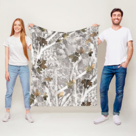 Manta Polar Aspecto de camuflaje para cazar en invierno