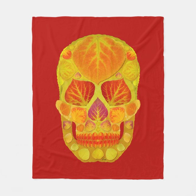 Manta Polar Aspen Leaf Skull 13 (Anverso)