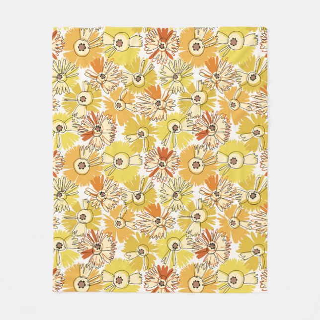 Manta Polar Aster Bloom Fleece Blanket (Anverso)