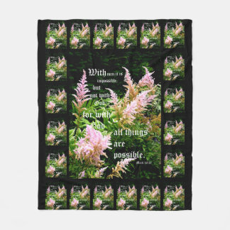 Manta Polar Astilbe con Mark 10:27