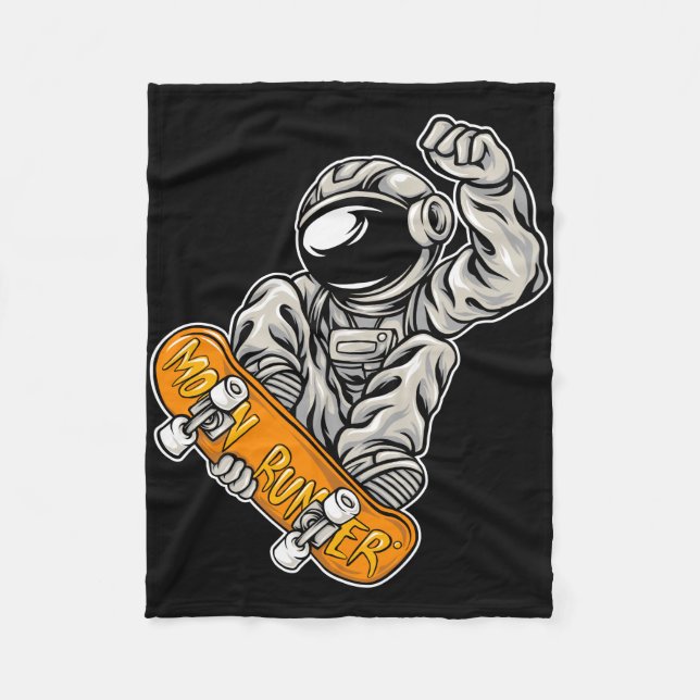 Manta Polar Astronauta Corredor de la Luna (Anverso)