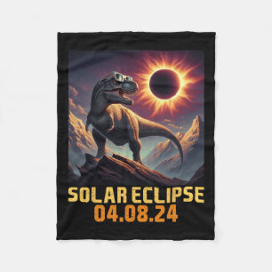 Manta Polar Astronauta de dinosaurios T Rex Eclipse solar tota