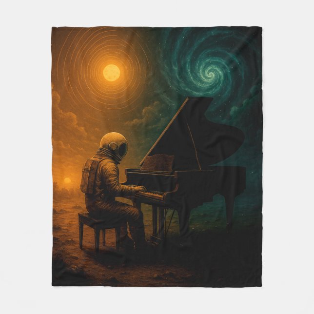 Manta Polar Astronauta juega al piano en realidad dividida - s (Anverso)