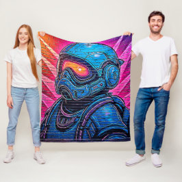 Manta Polar Astronauta Neon Cyberpunk