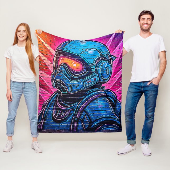 Manta Polar Astronauta Neon Cyberpunk (In situ)