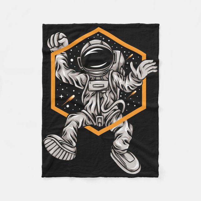 Manta Polar Astronauta se divierte en el espacio (Anverso)